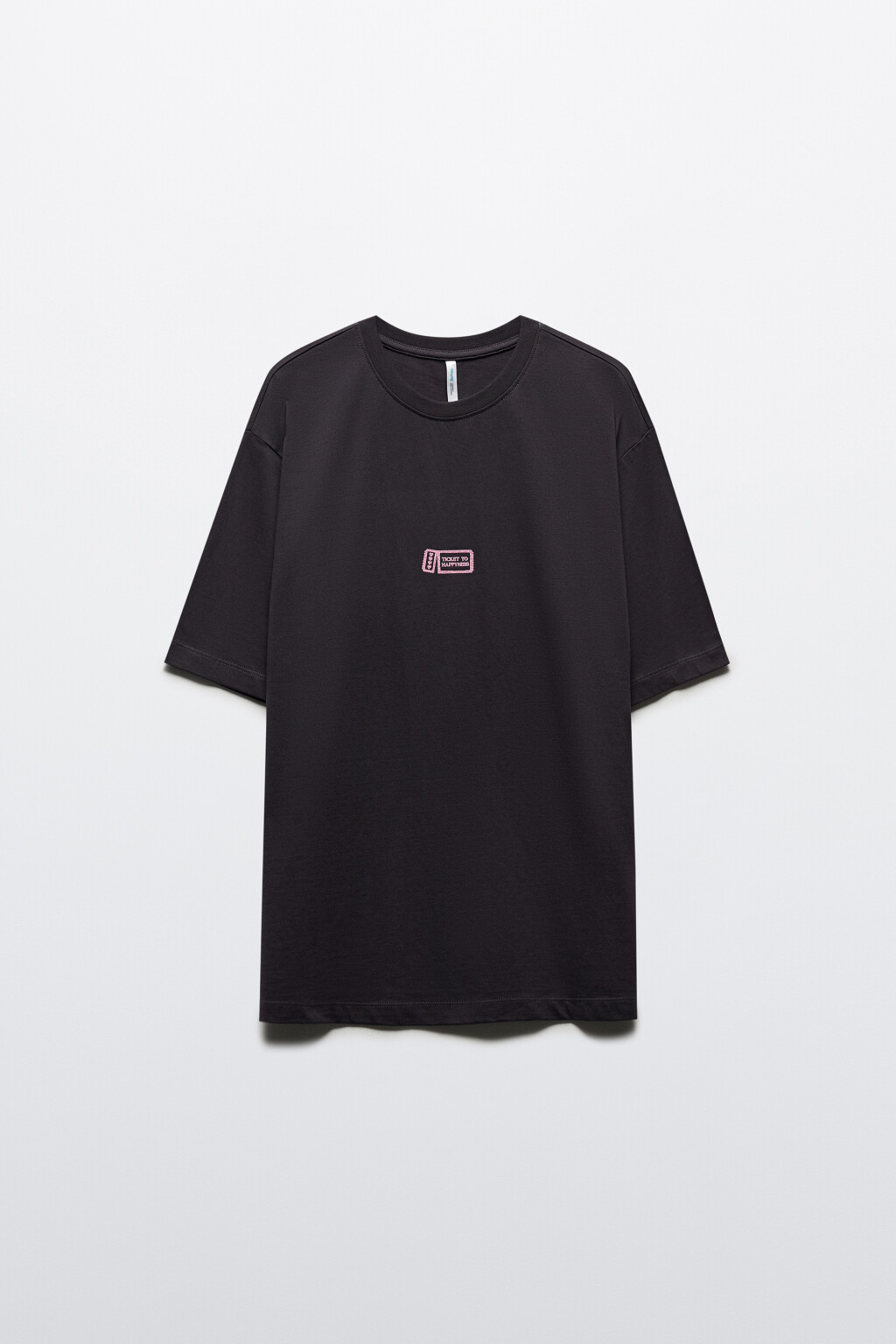 Футболка хлопковая с принтом в стиле таро - цвет серый - 8