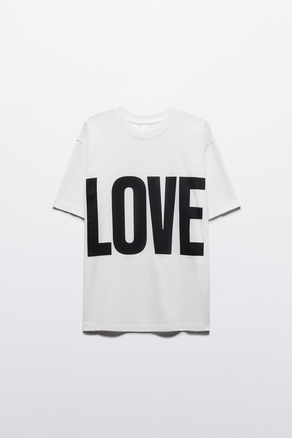 Футболка хлопковая с рисунком и надписью - цвет белый - 8