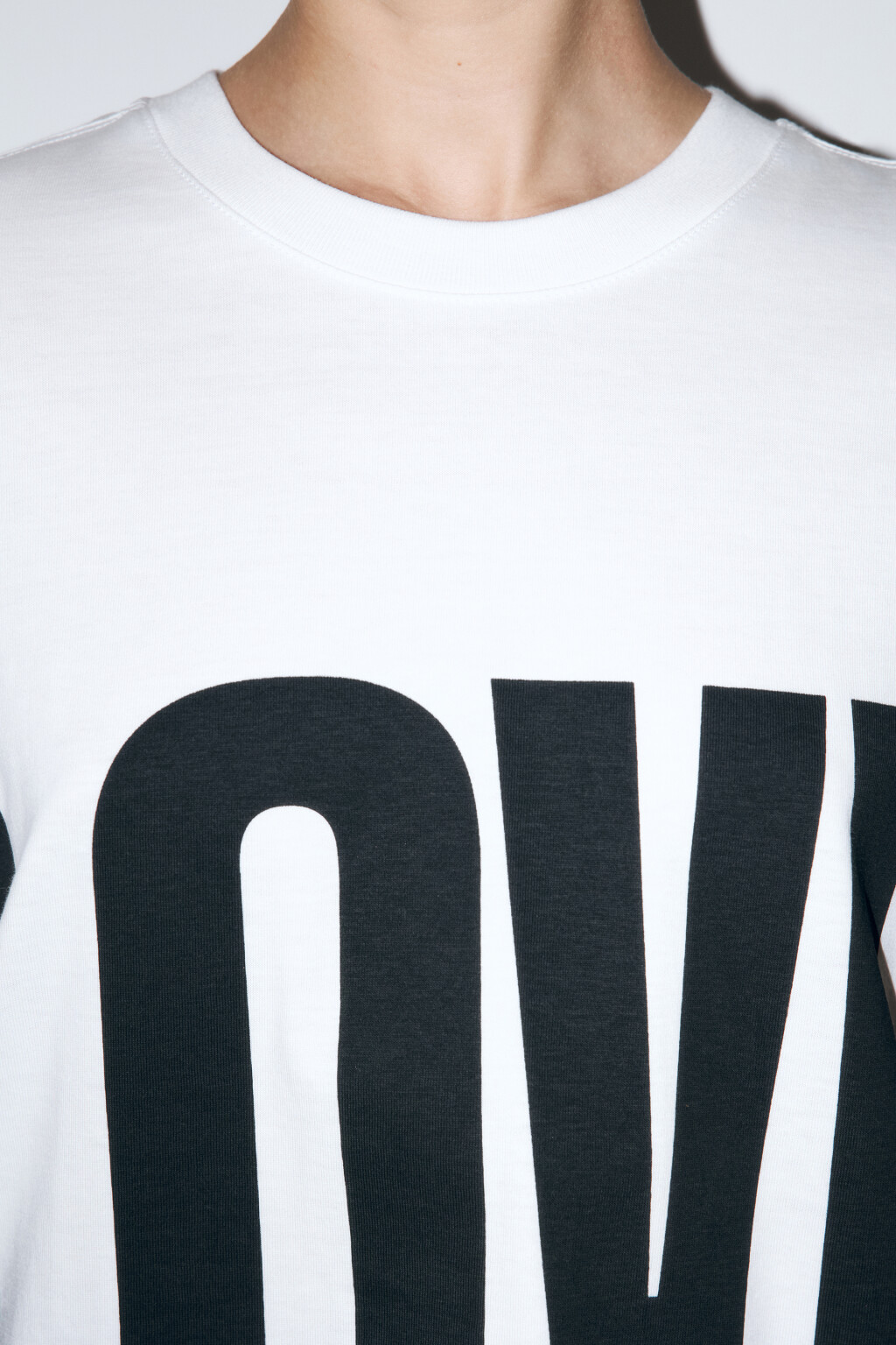 Футболка хлопковая с рисунком и надписью - цвет белый - 5