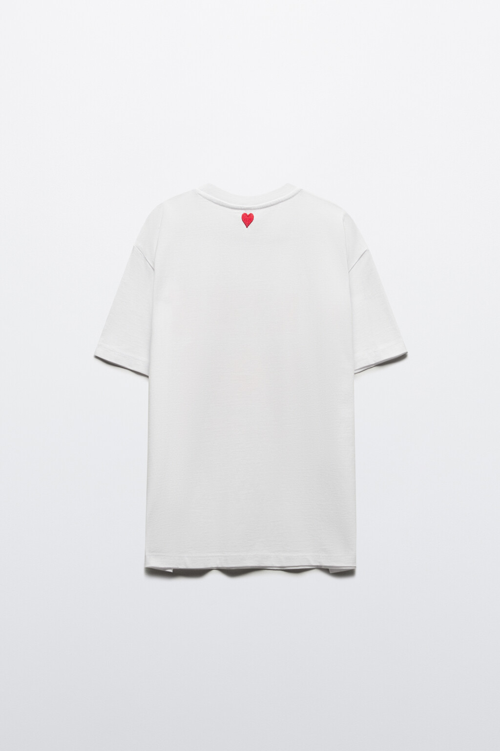 Футболка хлопковая с рисунком и надписью - цвет белый - 8