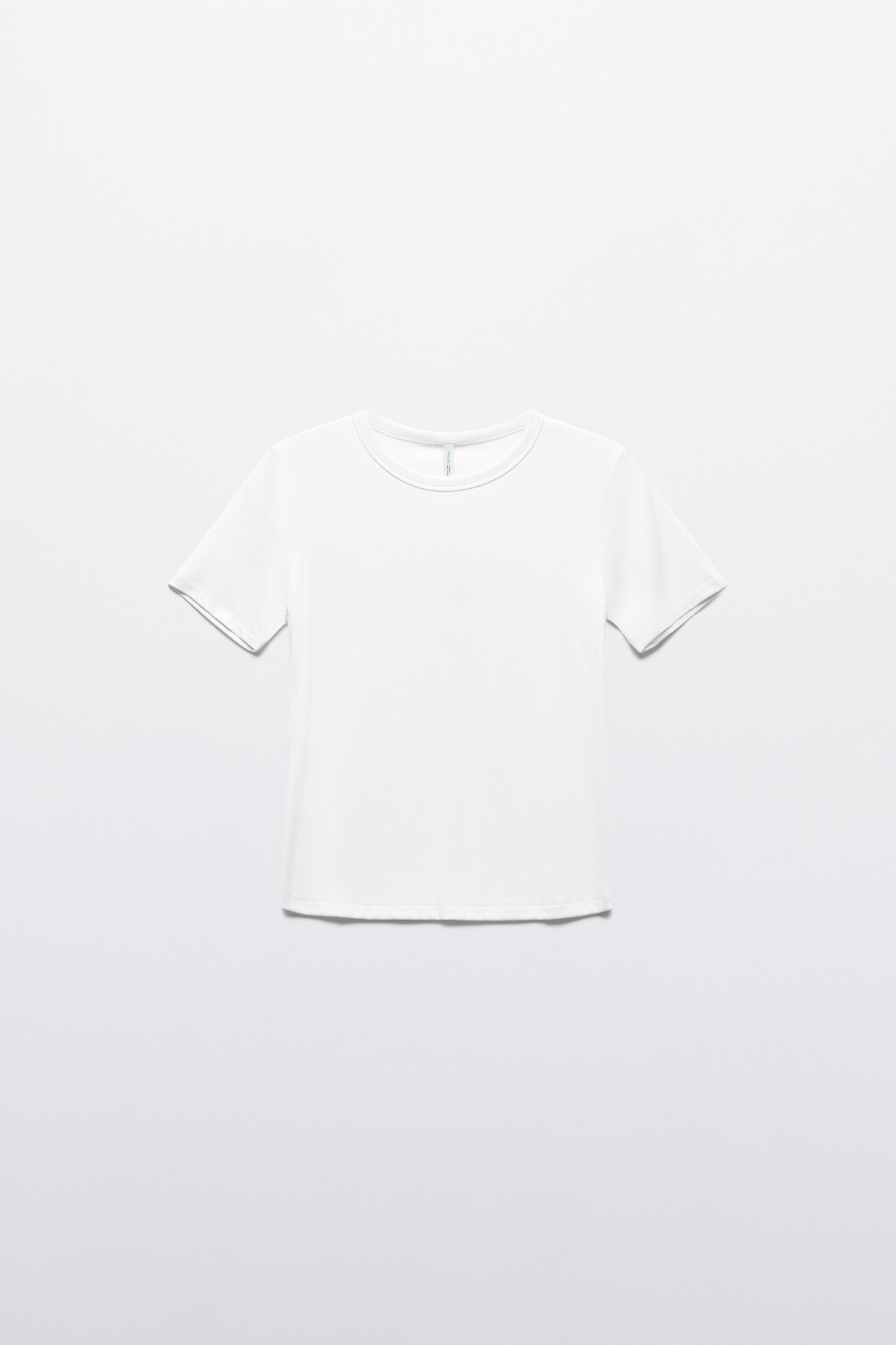 Футболка трикотажная из вискозы - цвет белый - 8
