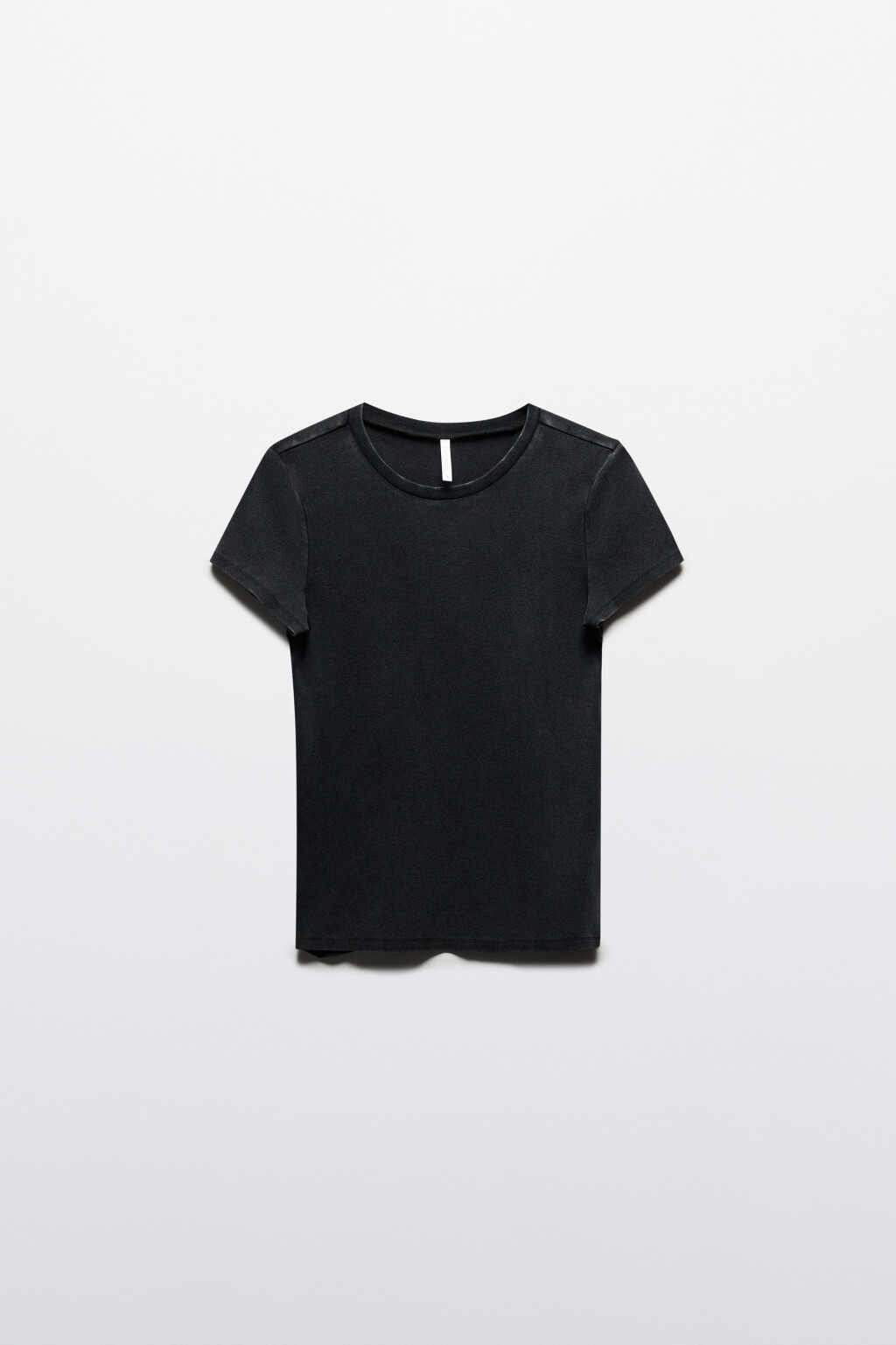 Футболка облегающая с вареным эффектом - цвет серый - 7