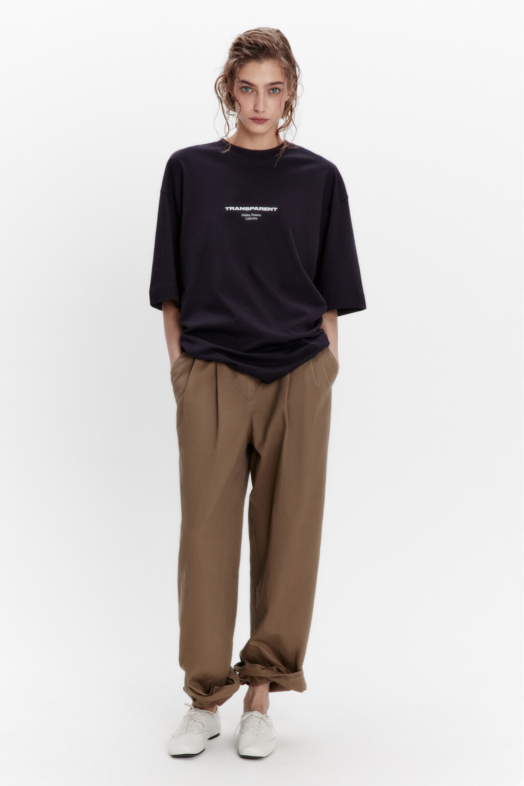 Футболка унисекс хлопковая с принтом - цвет серый - 4