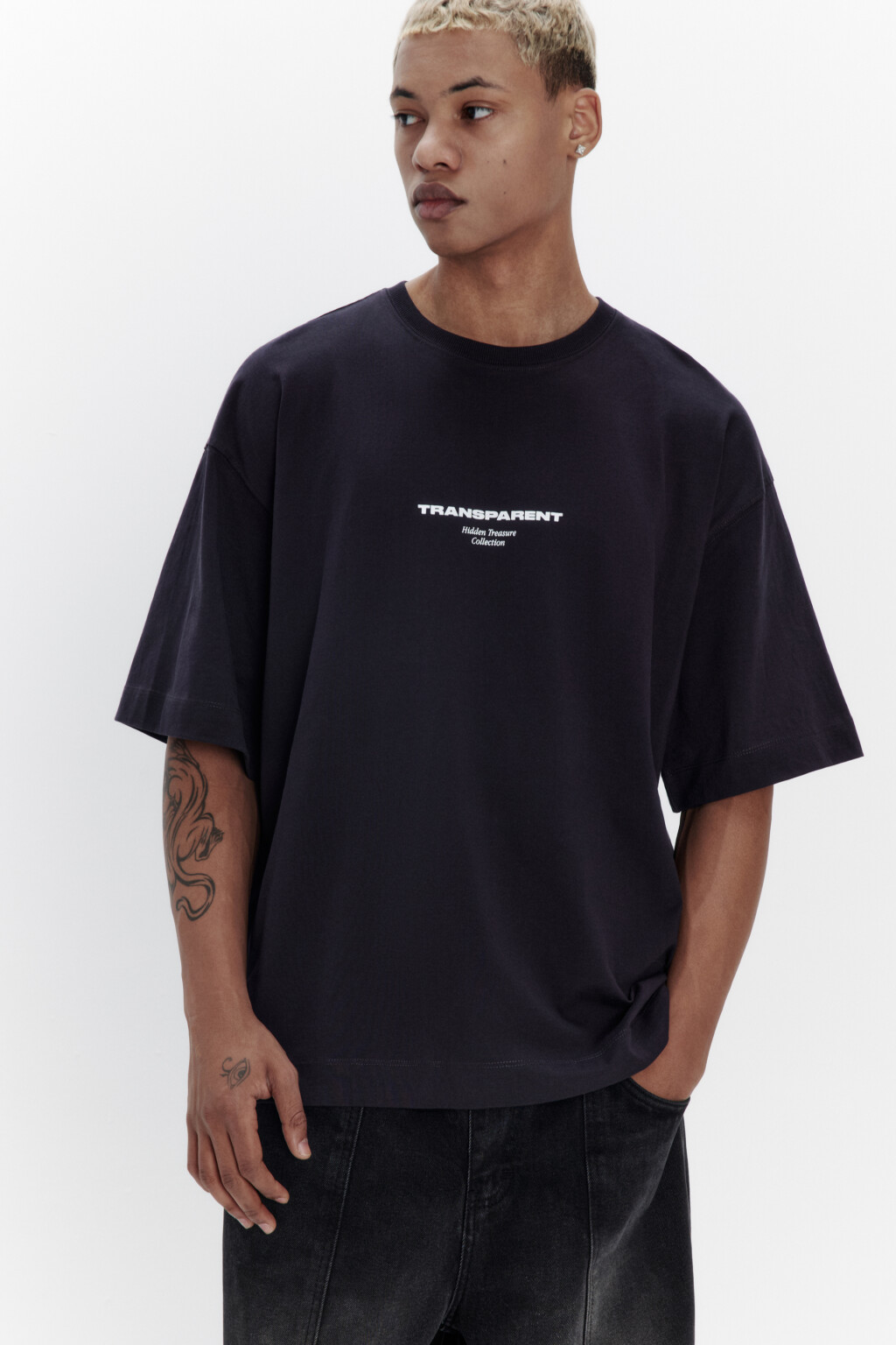 Футболка унисекс хлопковая с принтом - цвет серый - 9