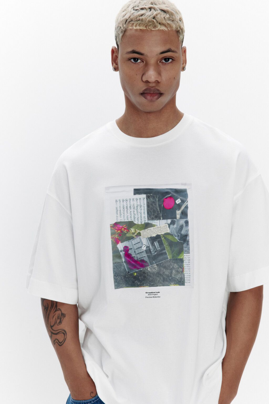 Футболка унисекс хлопковая с принтом - цвет белый - 10