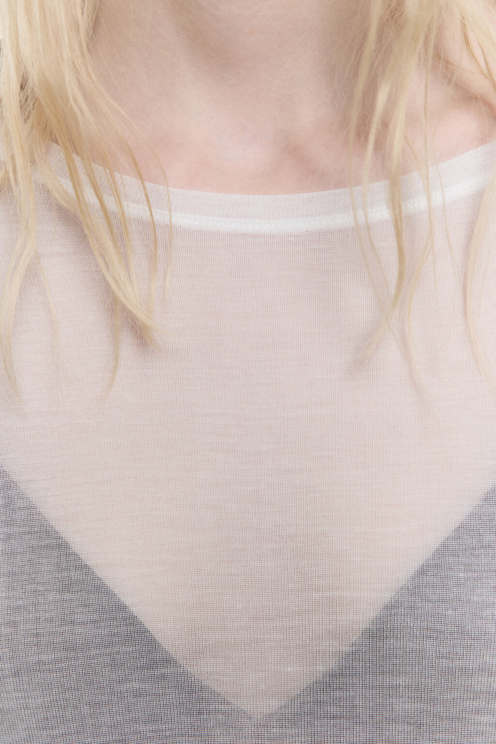 Лонгслив трикотажный из лиоцелла - цвет белый - 7