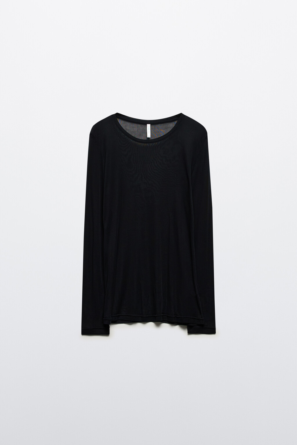 Лонгслив трикотажный из лиоцелла - цвет черный - 9