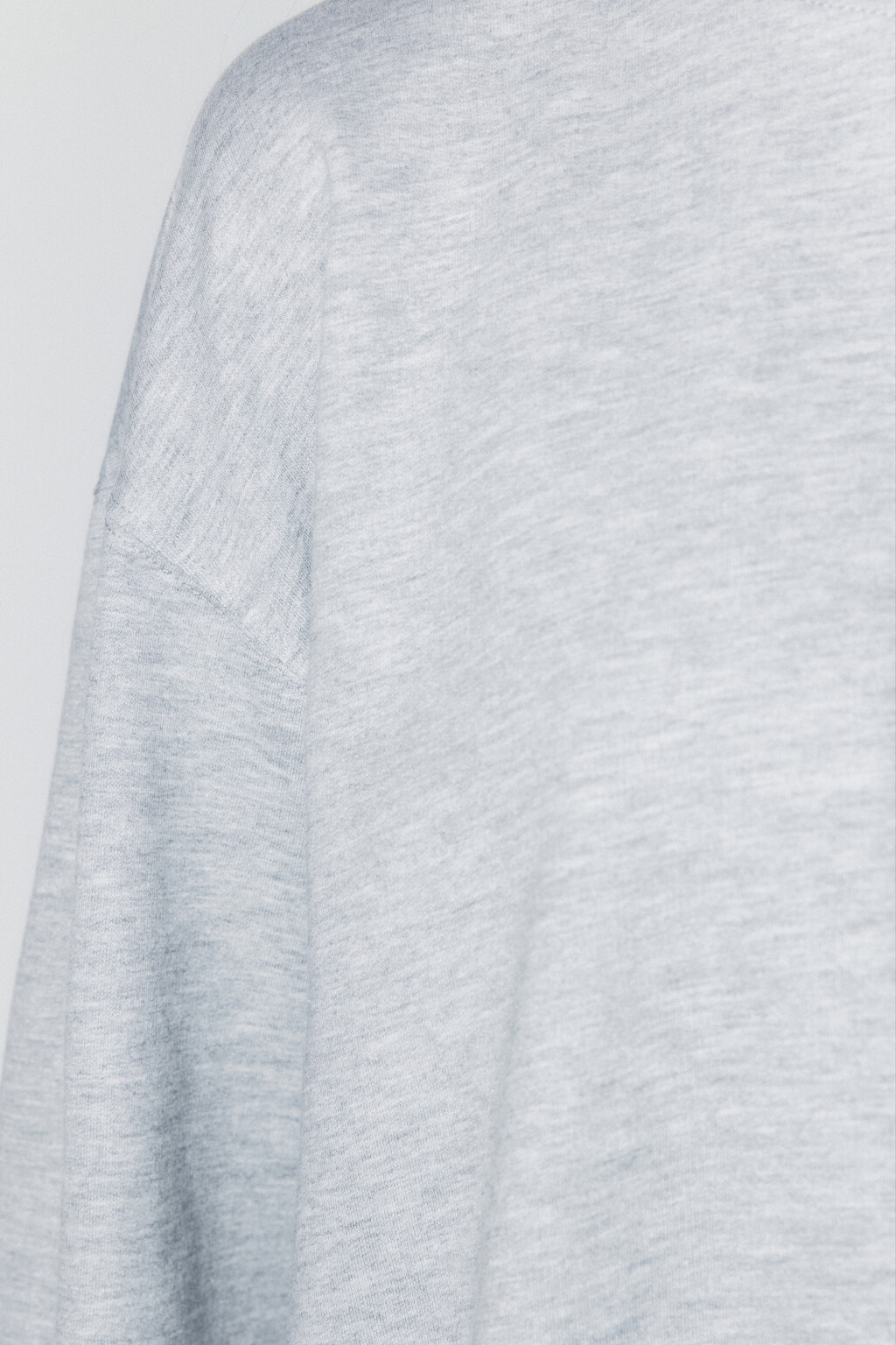 Свитшот базовый из хлопкового футера - цвет серый - 6
