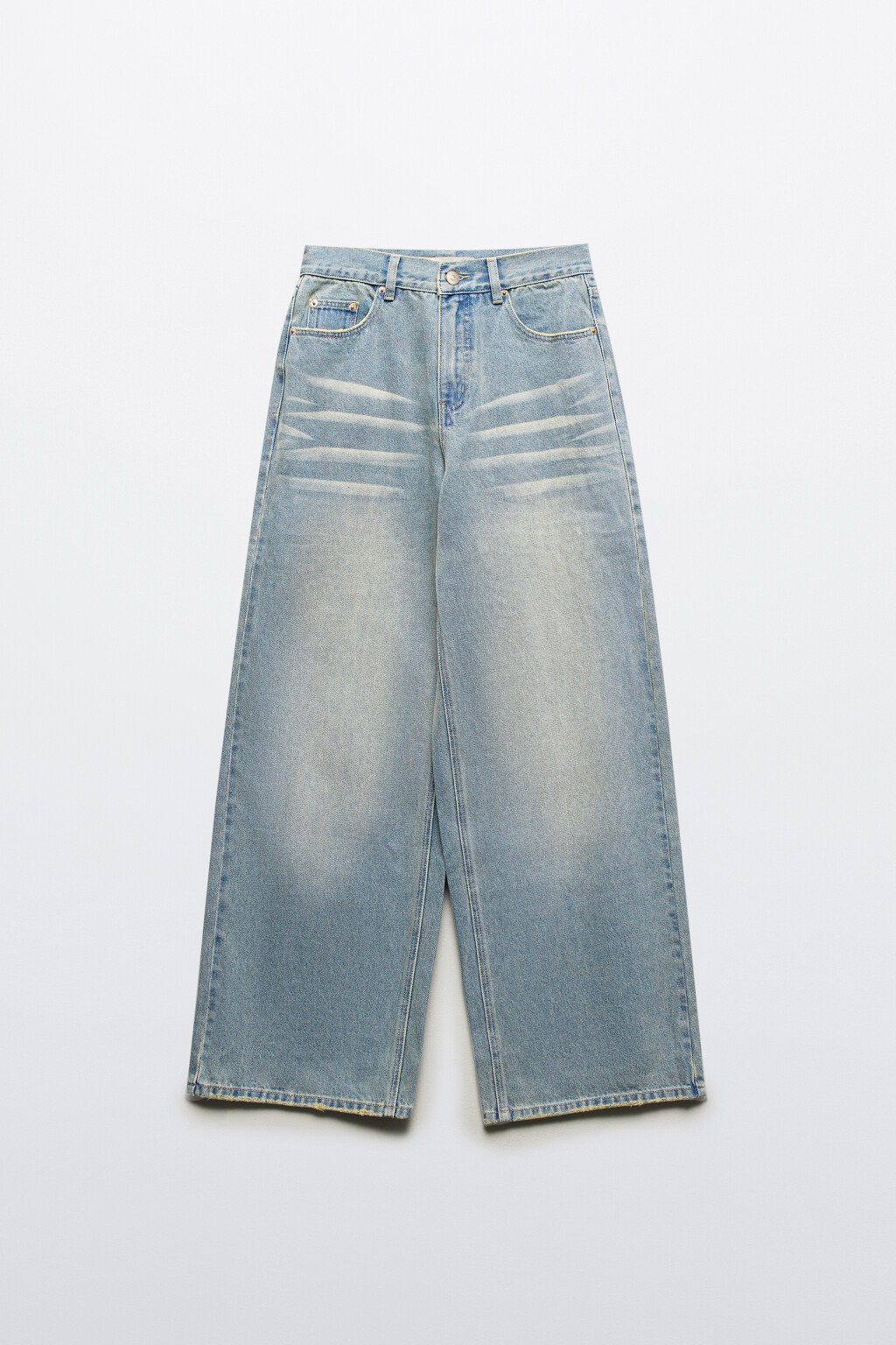 Джинсы baggy fit с низкой посадкой - цвет синий - 9
