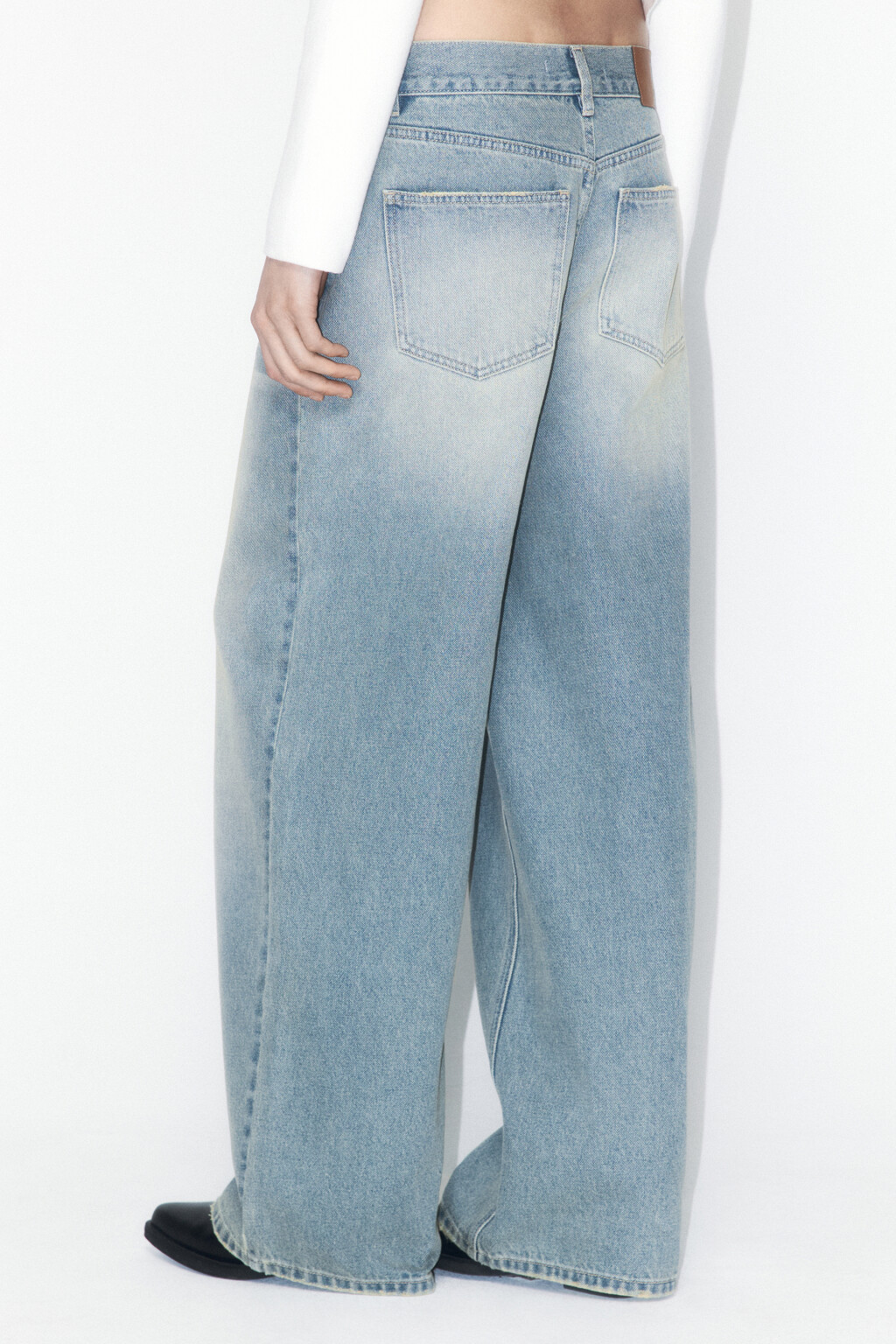 Джинсы baggy fit с низкой посадкой - цвет синий - 5