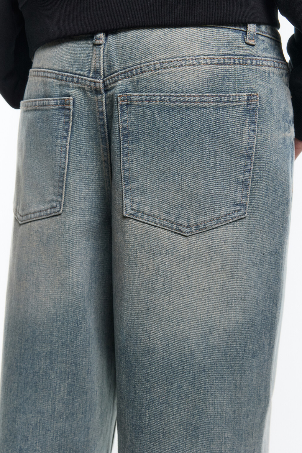 Джинсы baggy fit с низкой посадкой - цвет синий - 6