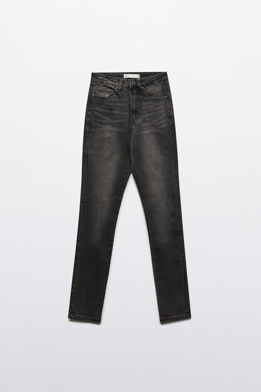 Джинсы skinny облегающие с высокой посадкой - цвет серый - 9