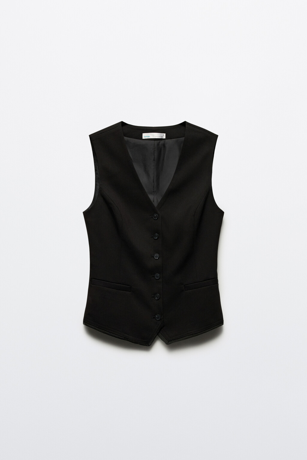 Жилет костюмный классический - цвет черный - 8