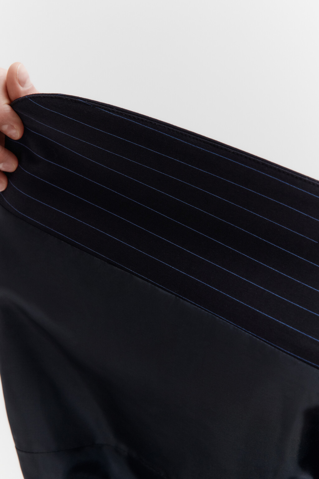 Пиджак однобортный в полоску - цвет синий - 9