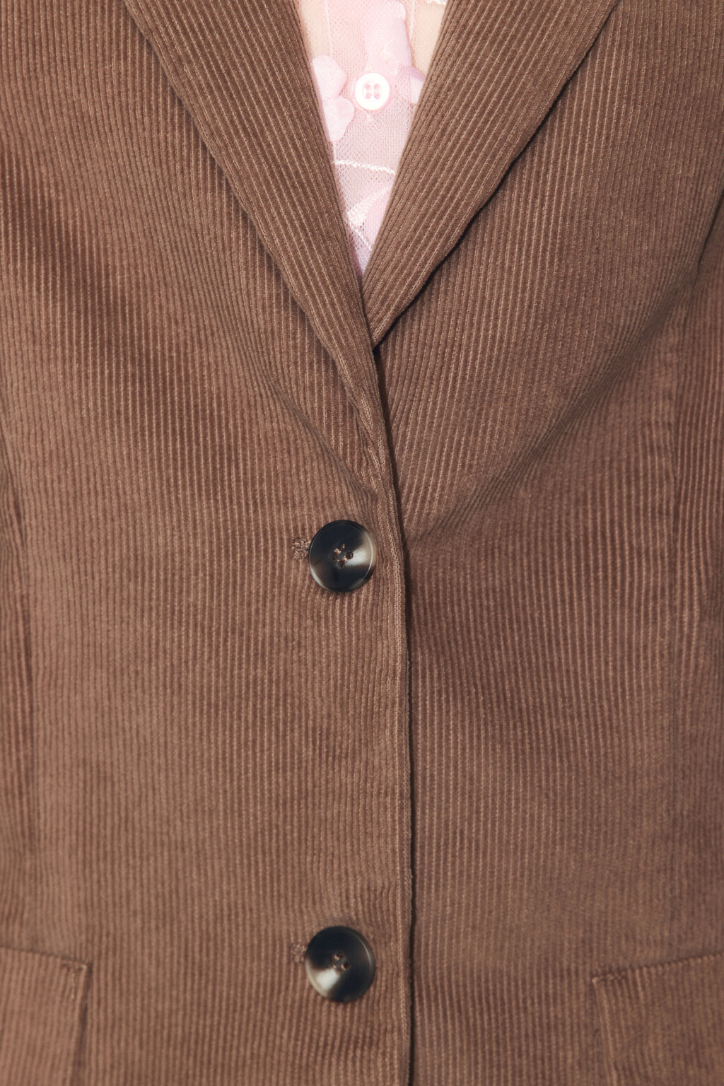 Пиджак прямой вельветовый - цвет бежевый - 7