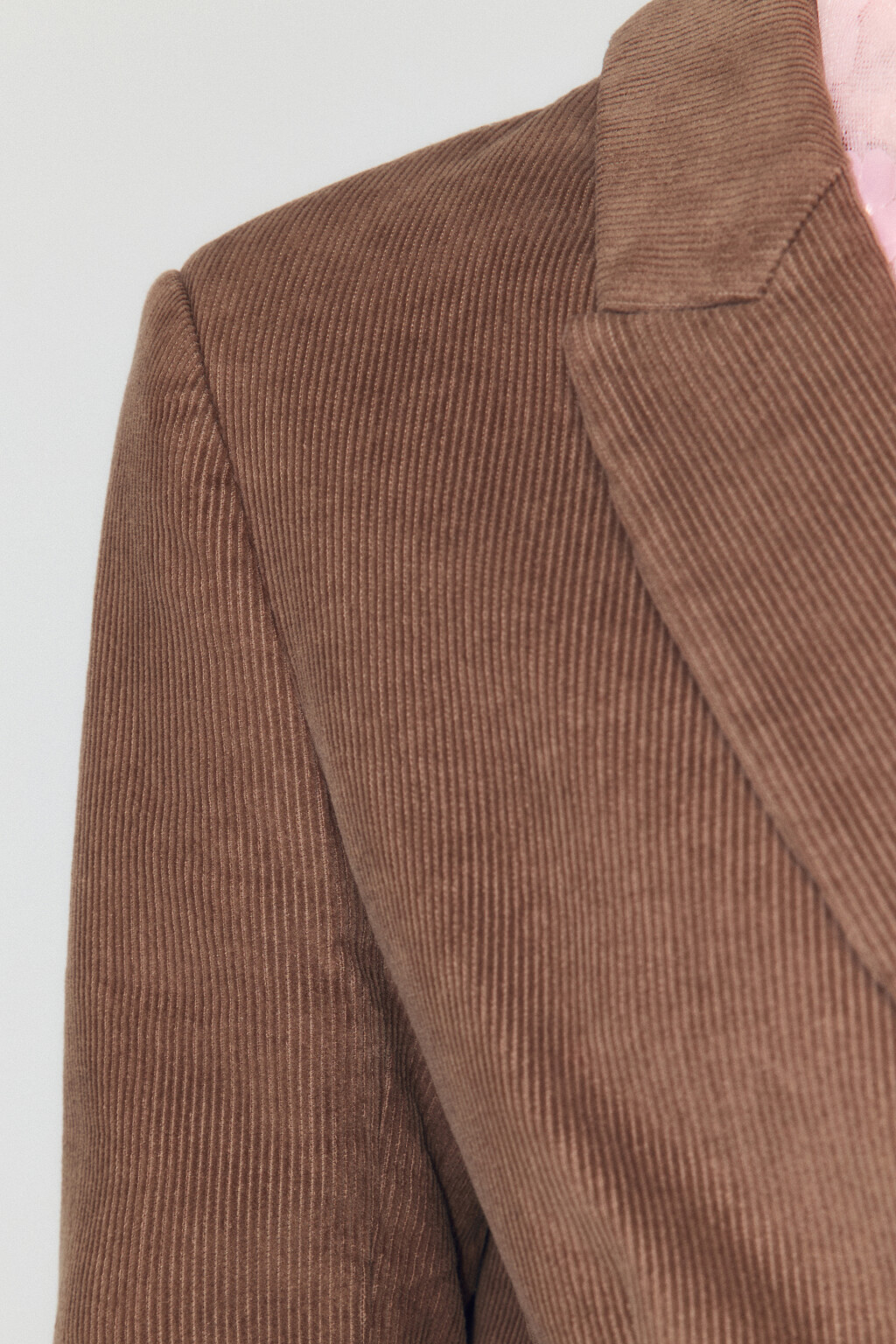 Пиджак прямой вельветовый - цвет бежевый - 8