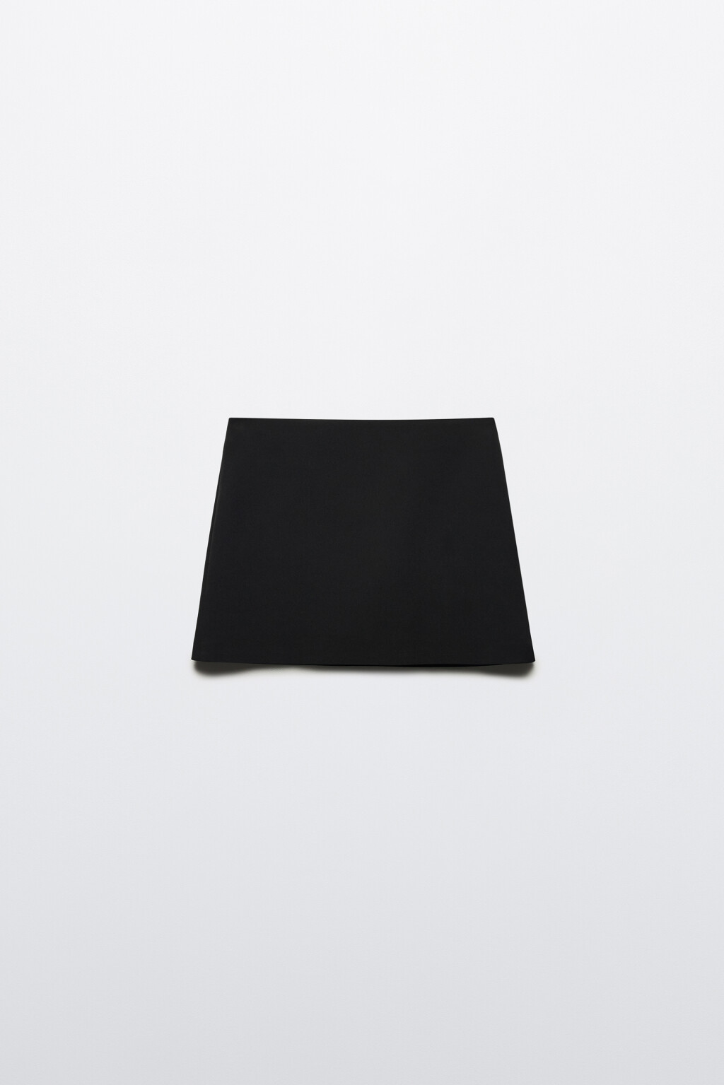 Юбка-шорты мини со средней посадкой - цвет черный - 8