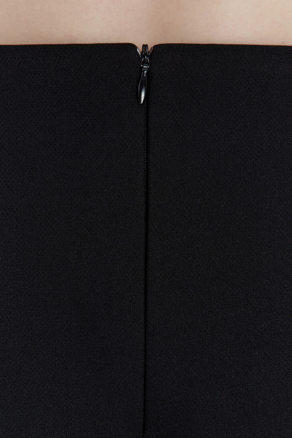 Юбка-шорты мини со средней посадкой - цвет черный - 7