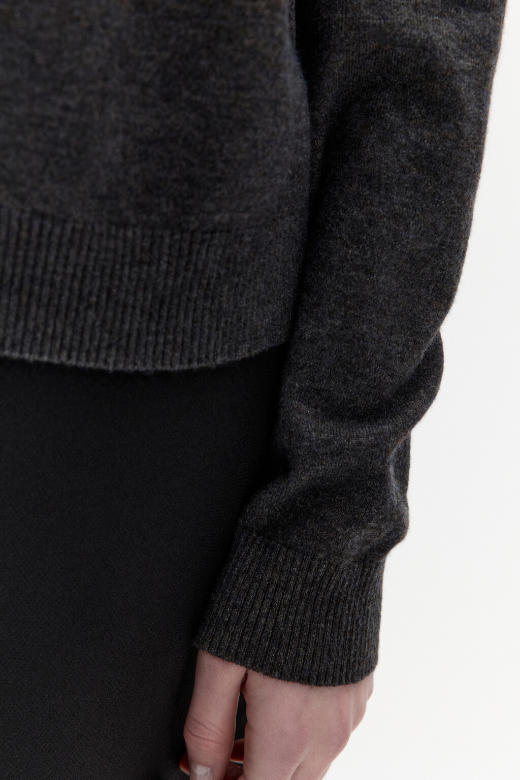 Кардиган на пуговицах с круглым вырезом - цвет серый - 6