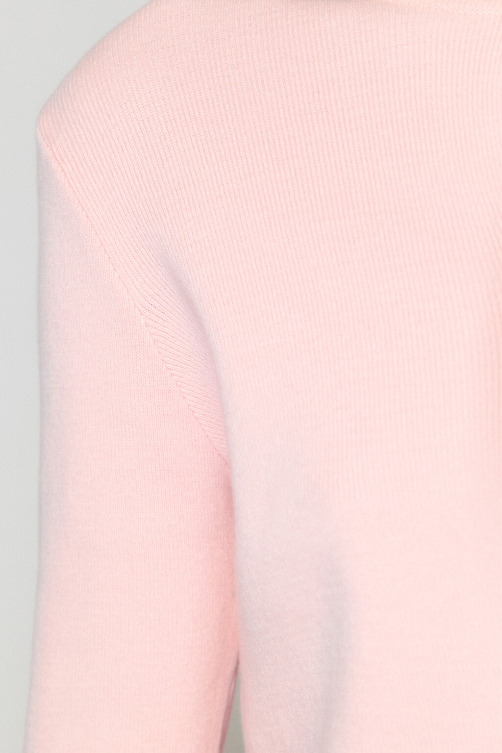 Кардиган вязаный укороченный на завязках - цвет розовый - 8