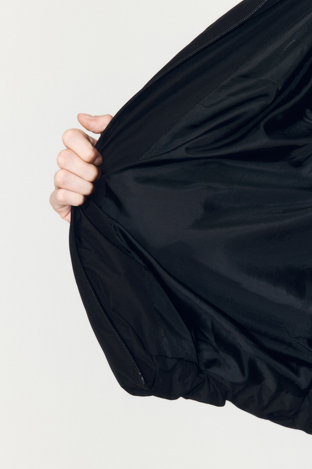 Куртка стеганая укороченная с воротником-стойкой - цвет черный - 7