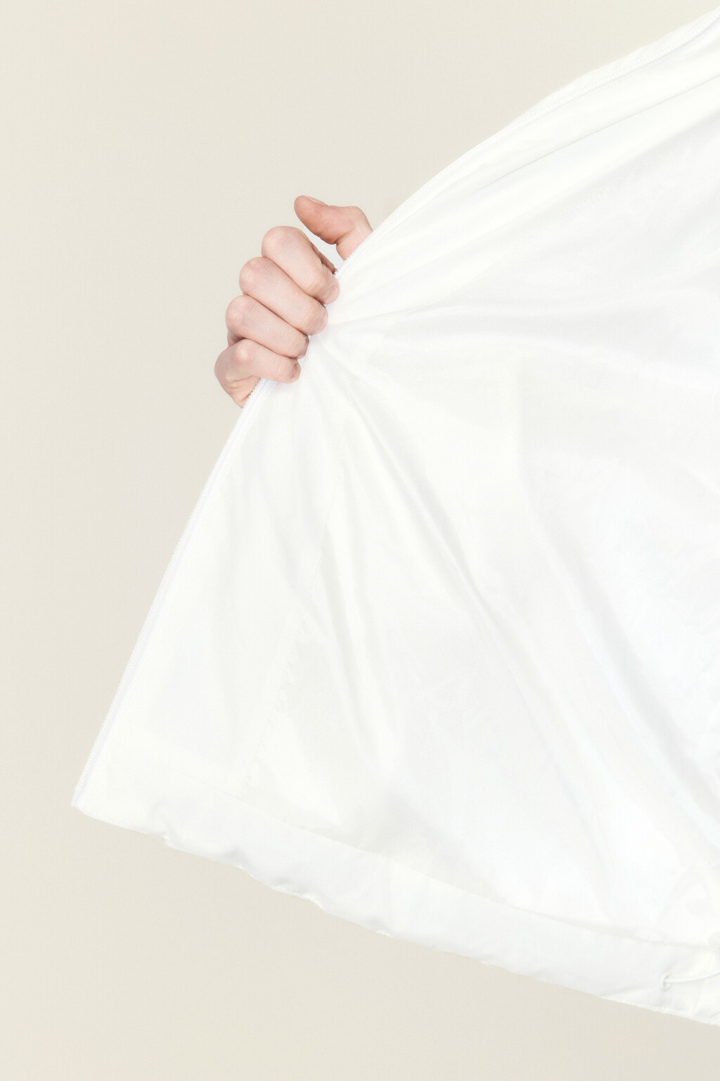 Куртка стеганая укороченная с воротником-стойкой - цвет молочный - 7