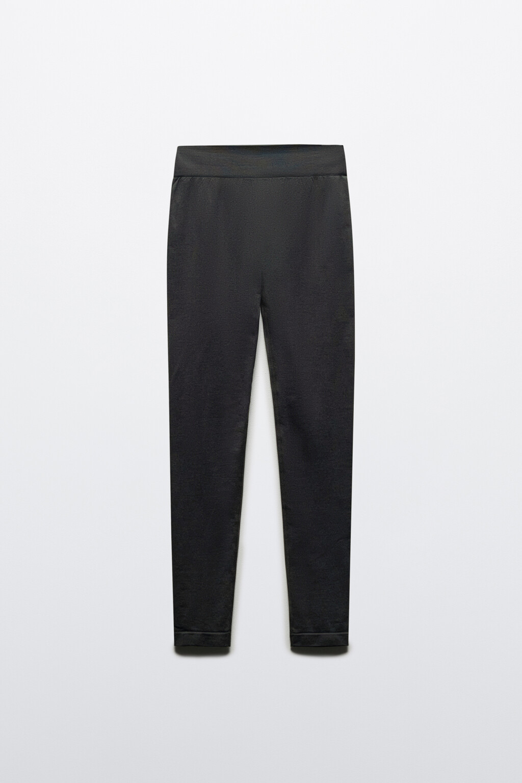 Леггинсы гладкие со средней посадкой - цвет серый - 9