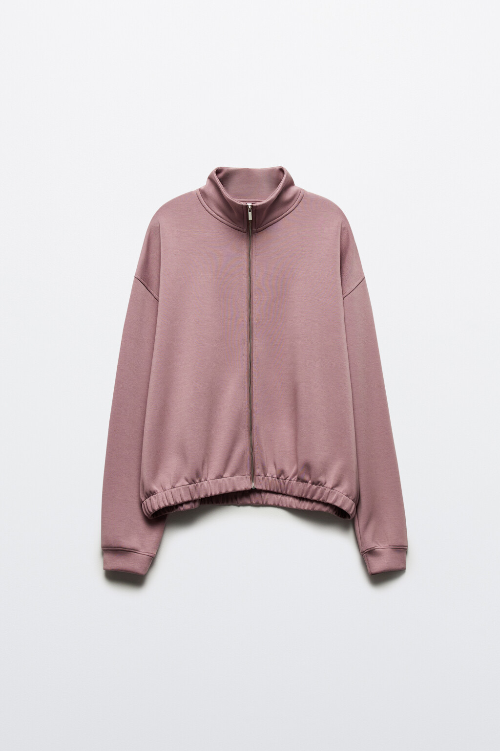 Худи-зипка спортивная из трикотажа - цвет розовый - 9