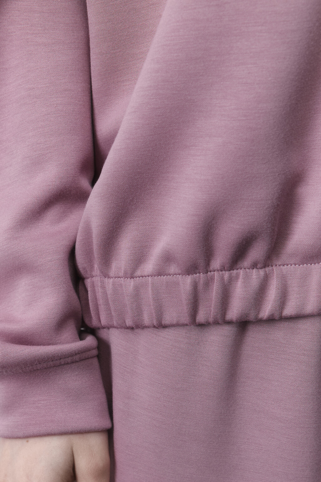 Худи-зипка спортивная из трикотажа - цвет розовый - 7