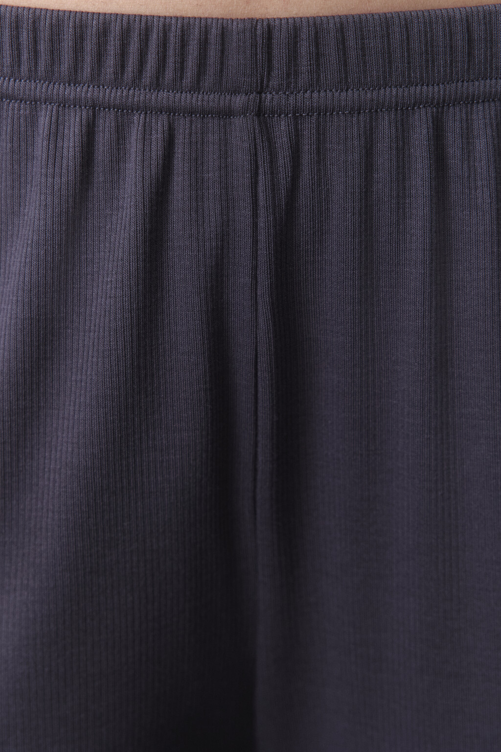 Брюки домашние широкие с волнистыми краями - цвет серый - 6