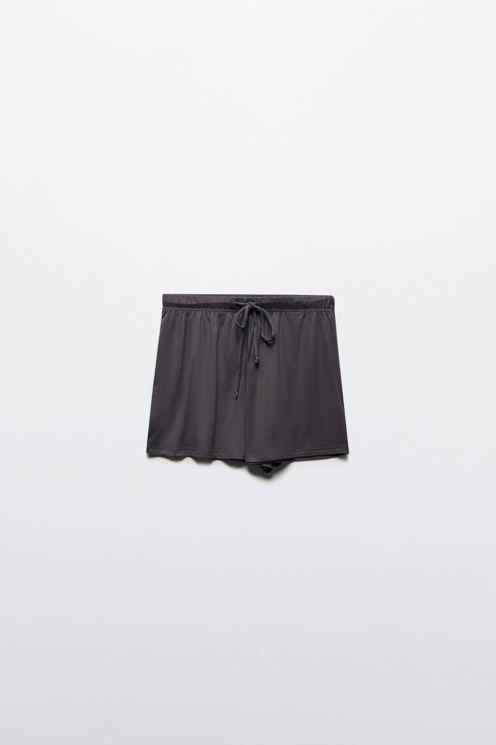 Шорты домашние из гладкого трикотажа - цвет серый - 6