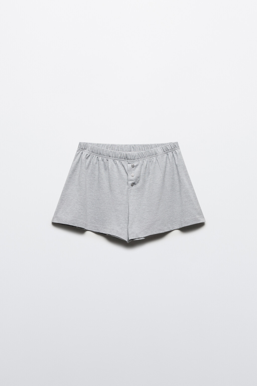 Шорты домашние свободные из трикотажа - цвет серый - 8