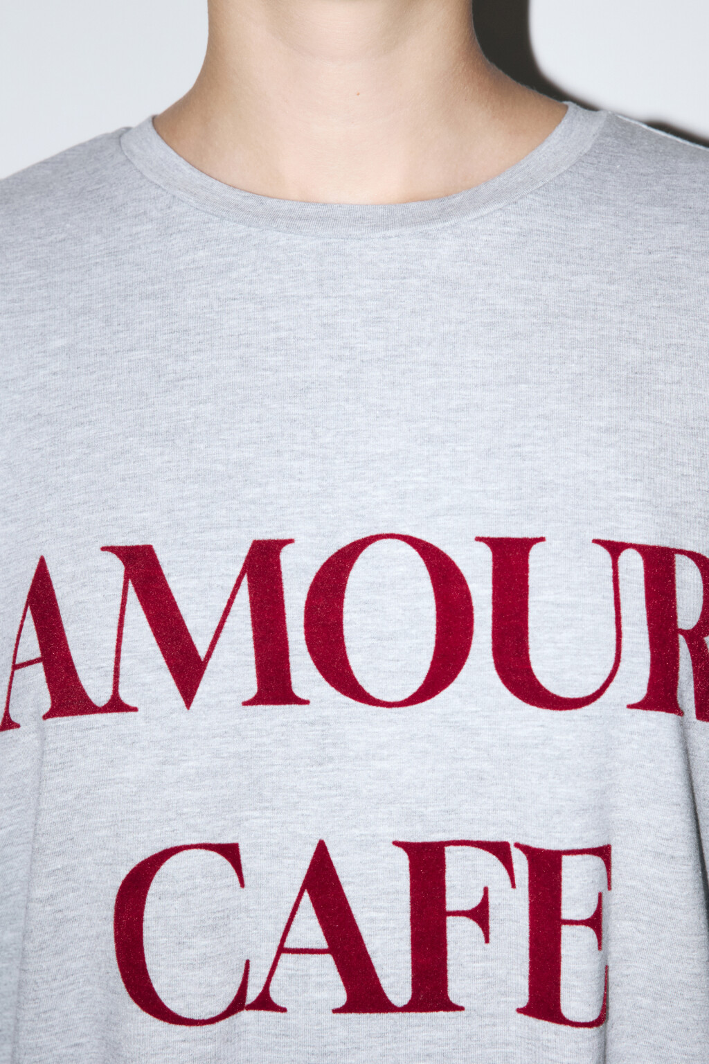 Платье-футболка домашнее с надписью - цвет серый - 5