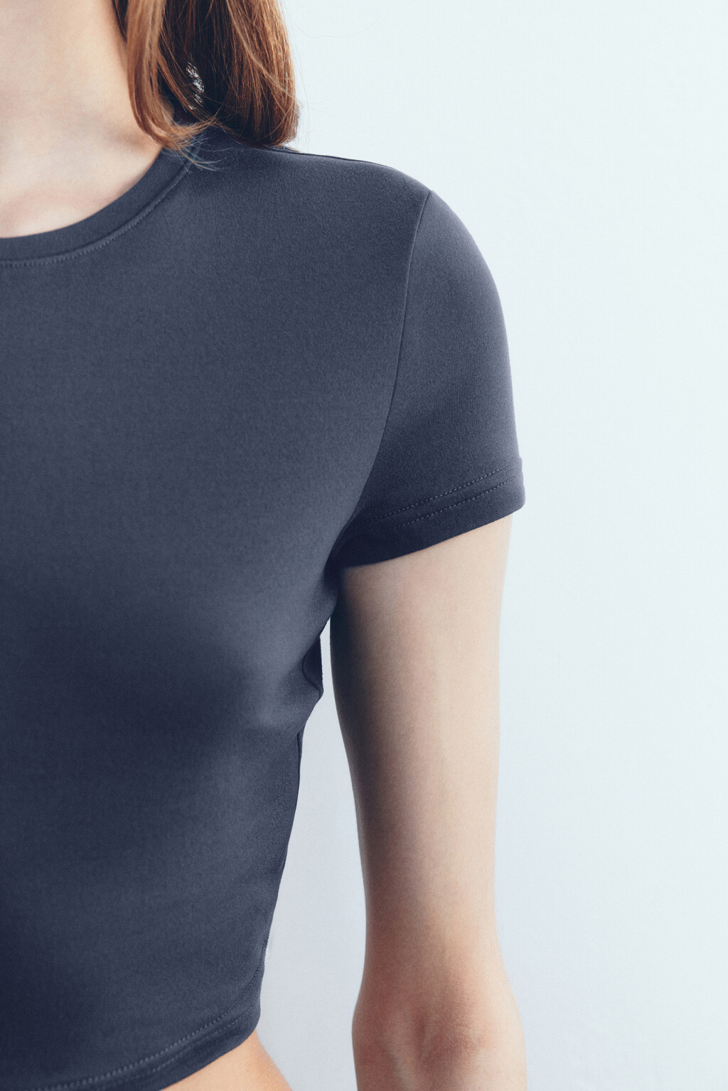 Топ-футболка домашний из трикотажа - цвет серый - 7