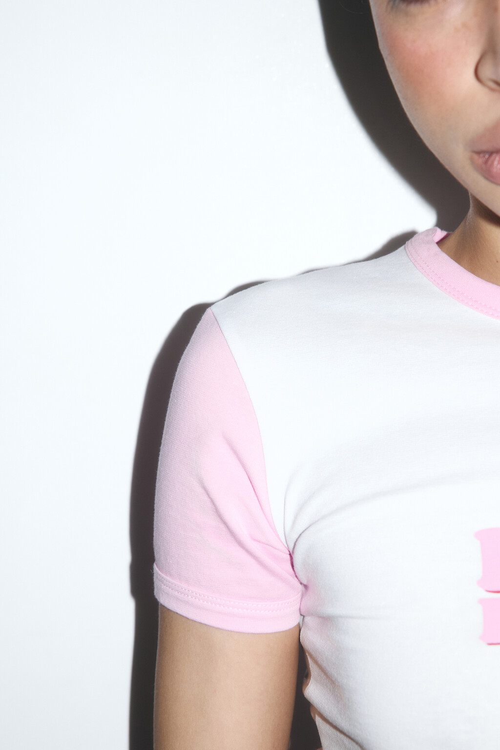 Футболка-топ домашняя с надписью - цвет белый - 6