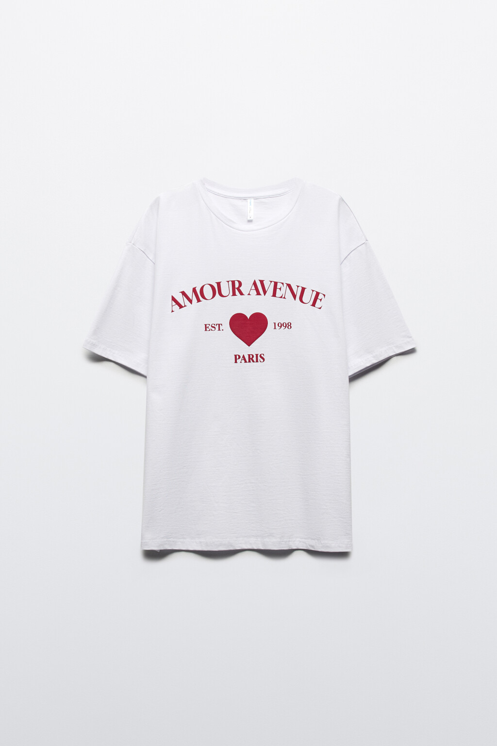 Футболка домашняя хлопковая с надписью - цвет белый - 8