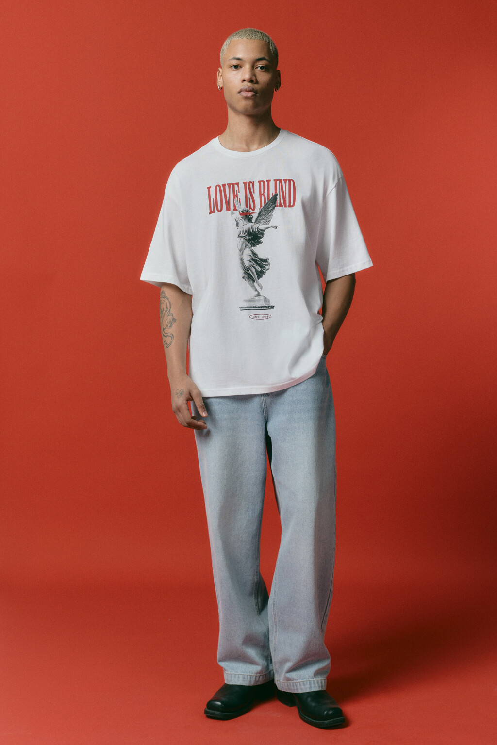 Футболка унисекс домашняя с принтом - цвет красный - 7