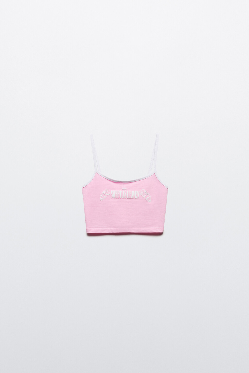 Майка-топ домашняя хлопковая с надписью - цвет розовый - 7