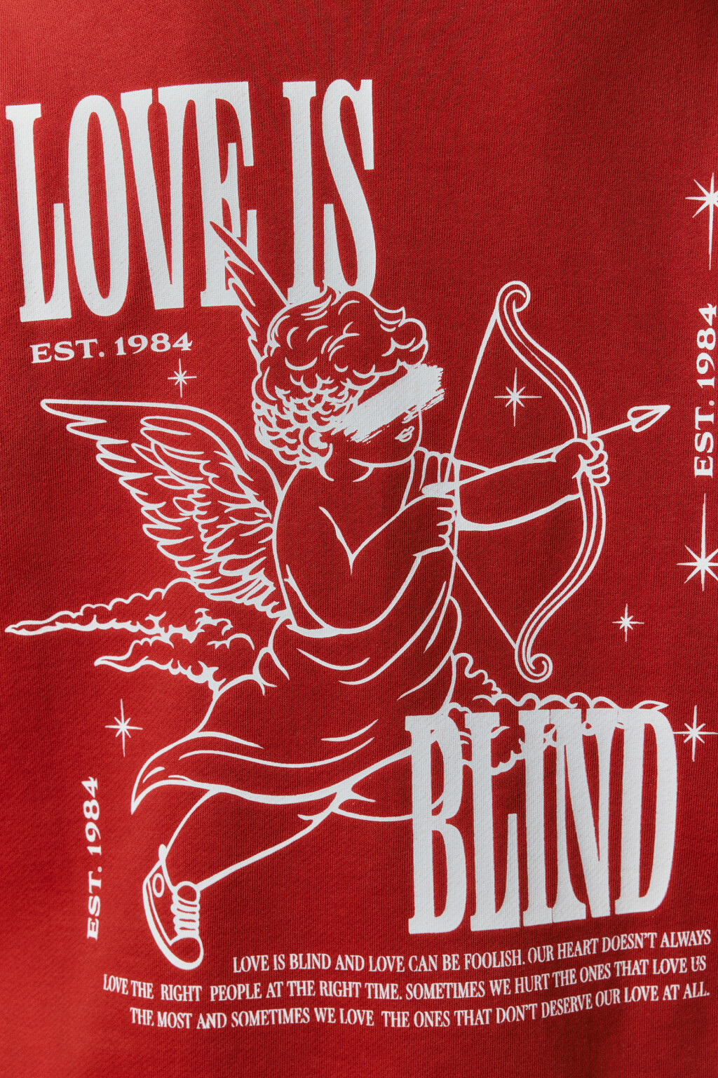 Худи унисекс домашняя с принтом - цвет красный - 10