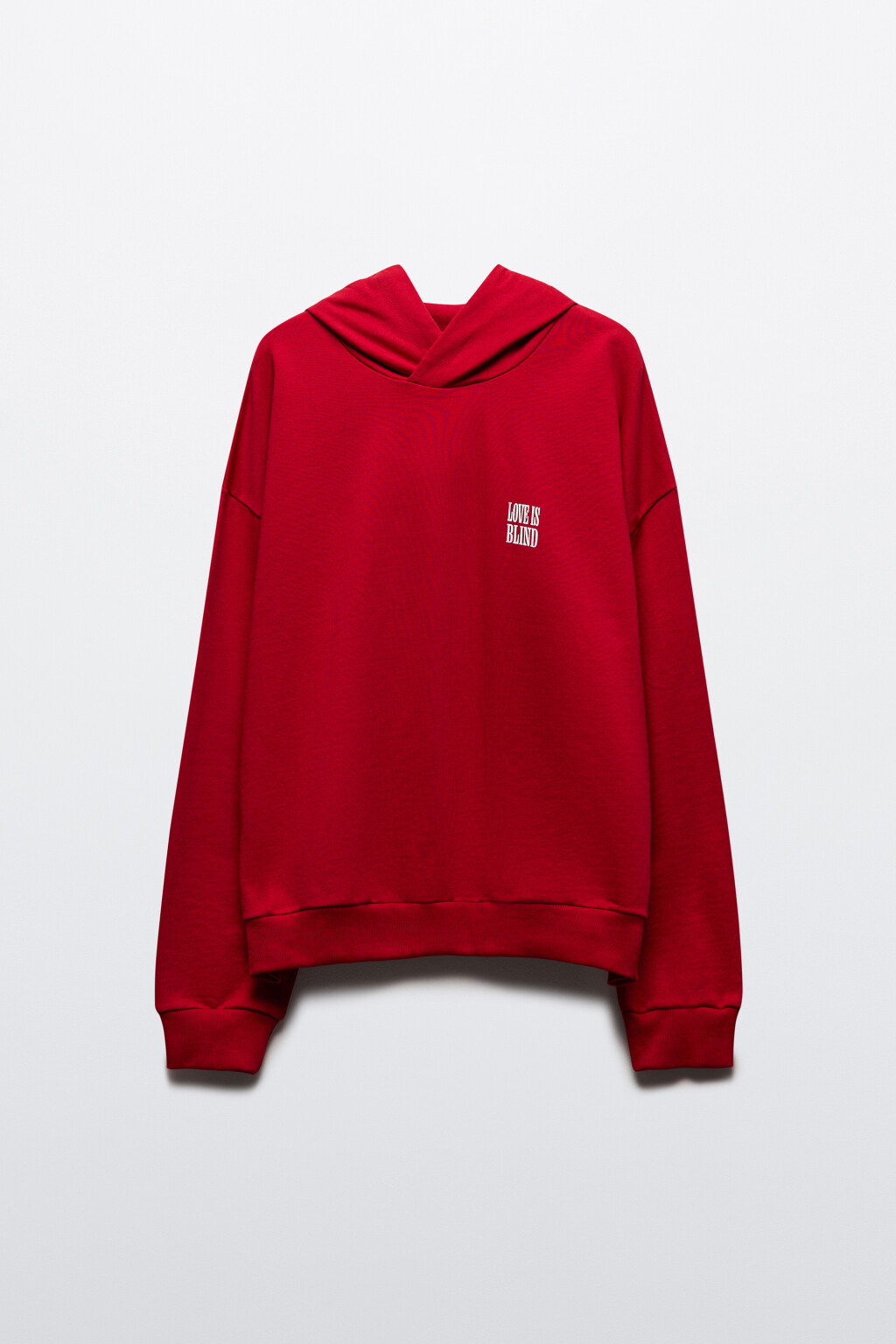 Худи унисекс домашняя с принтом - цвет красный - 11