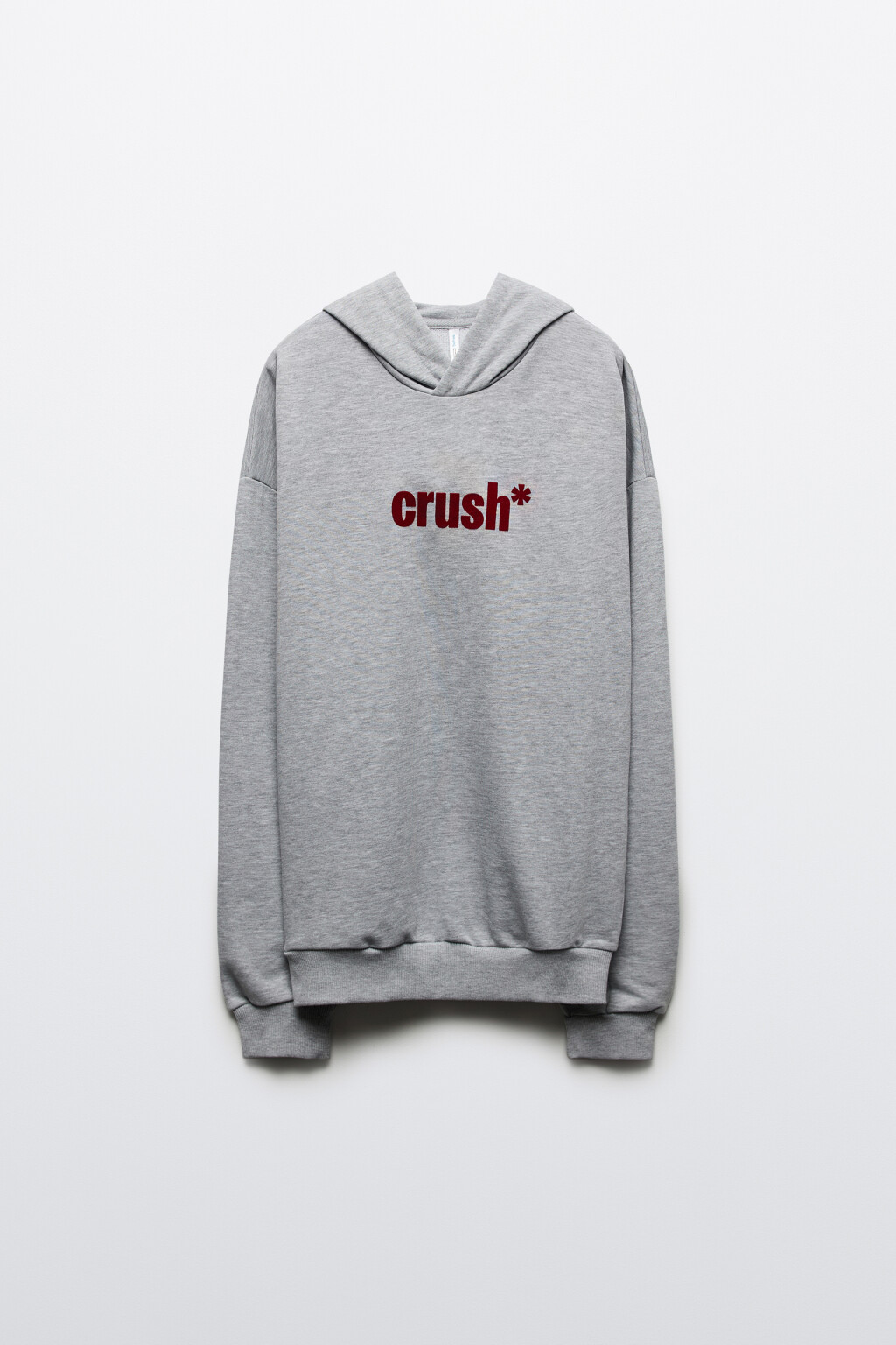 Худи унисекс домашняя с принтом - цвет серый - 9