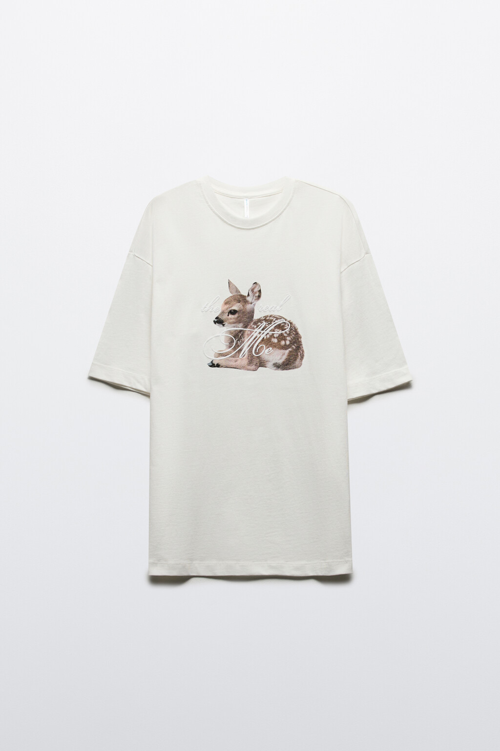 Футболка oversize с принтом y2k - цвет белый - 8