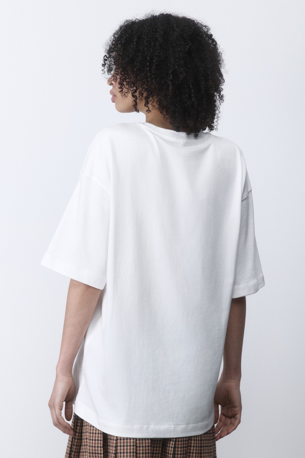 Футболка oversize с принтом y2k - цвет белый - 4