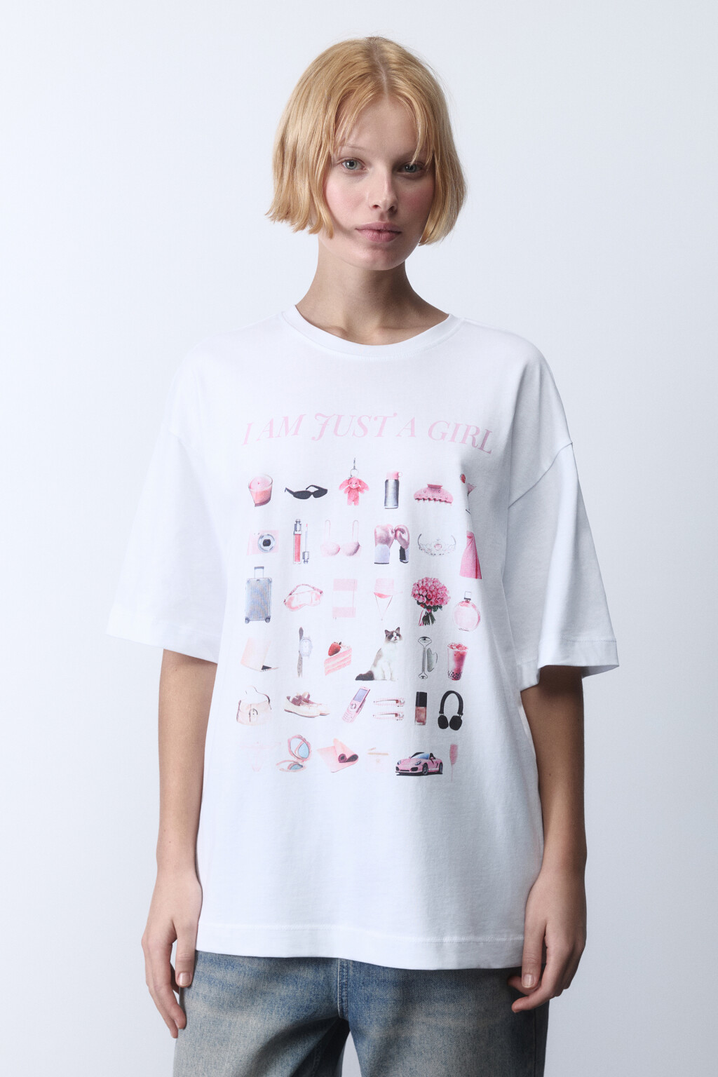 Футболка oversize с принтом y2k - цвет мультиколор - 3