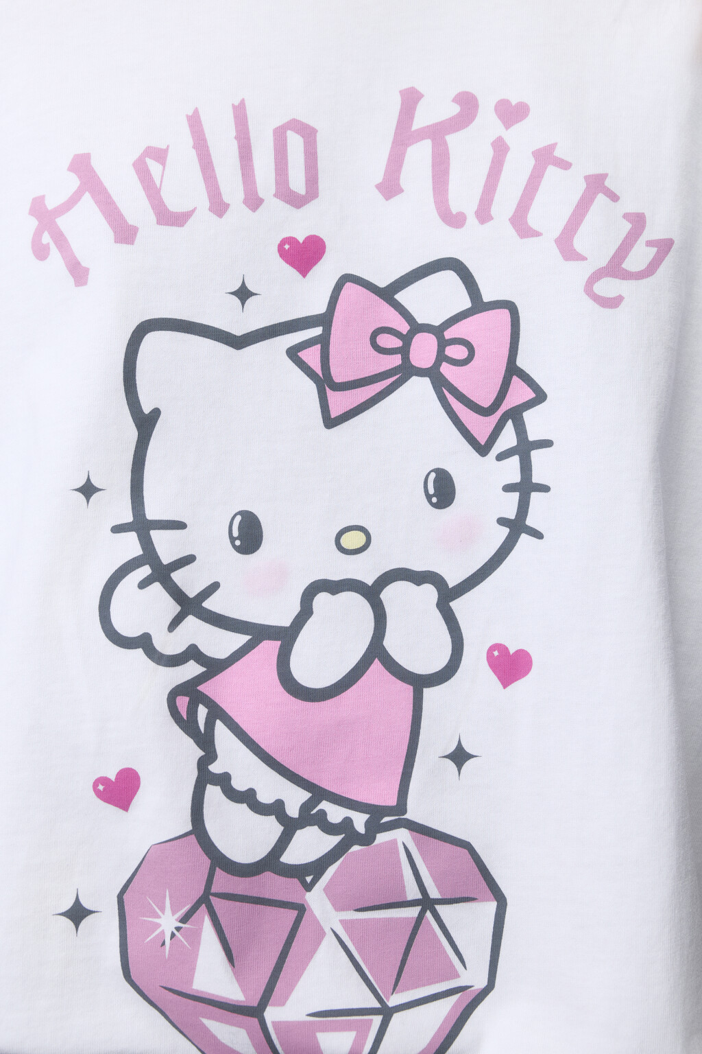 Футболка oversize хлопковая с принтом - цвет белый - 7