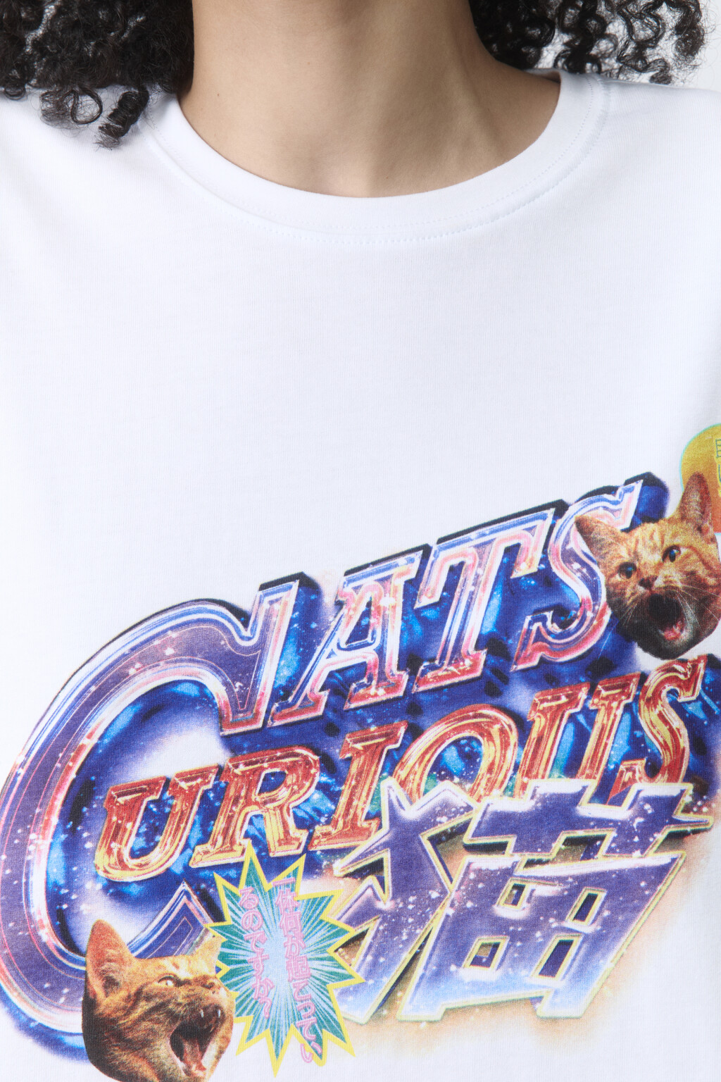 Футболка oversize хлопковая с принтом - цвет мультиколор - 5