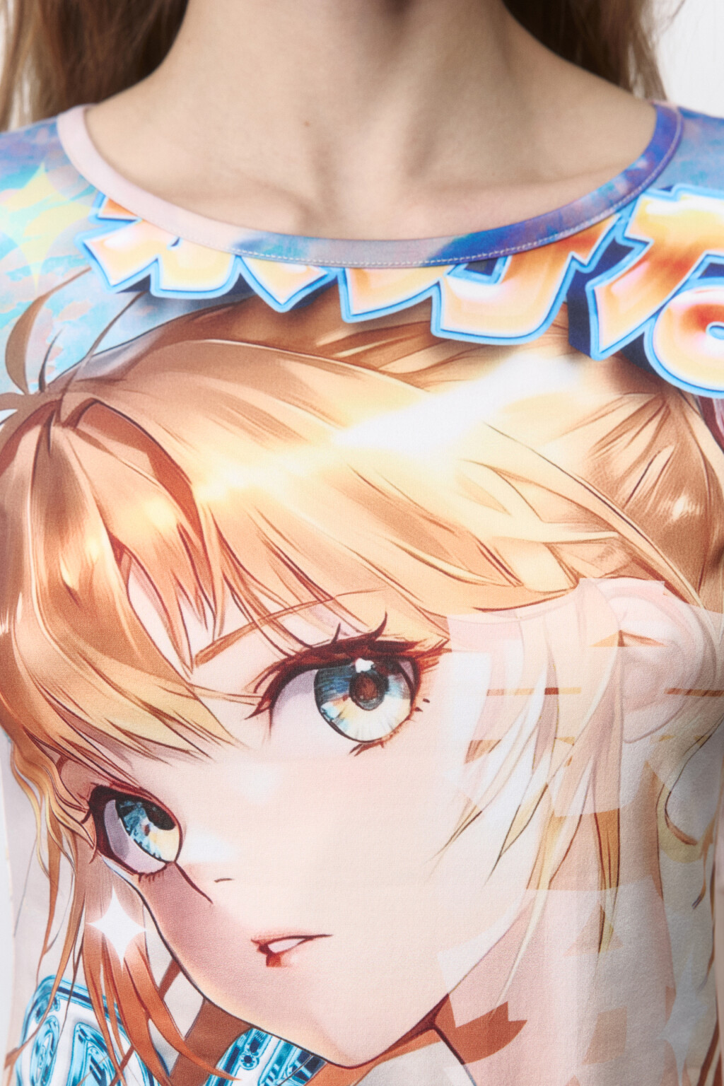 Лонгслив с принтом в стиле аниме - цвет мультиколор - 5