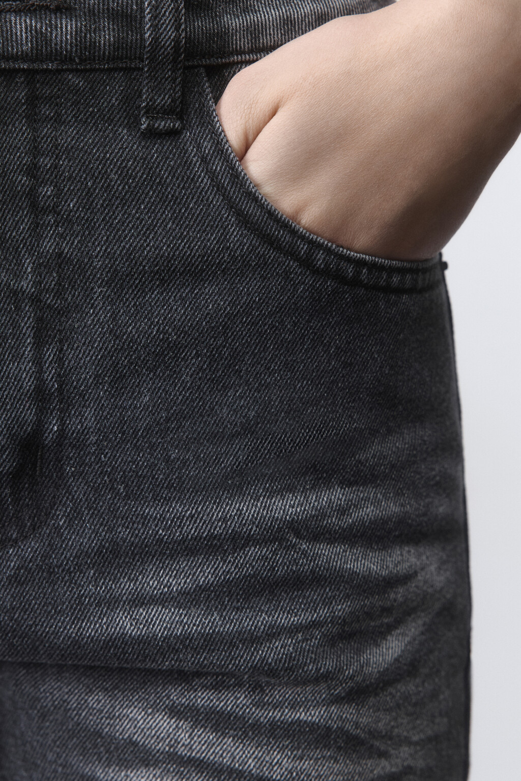 Джинсы клеш со средней посадкой - цвет серый - 7