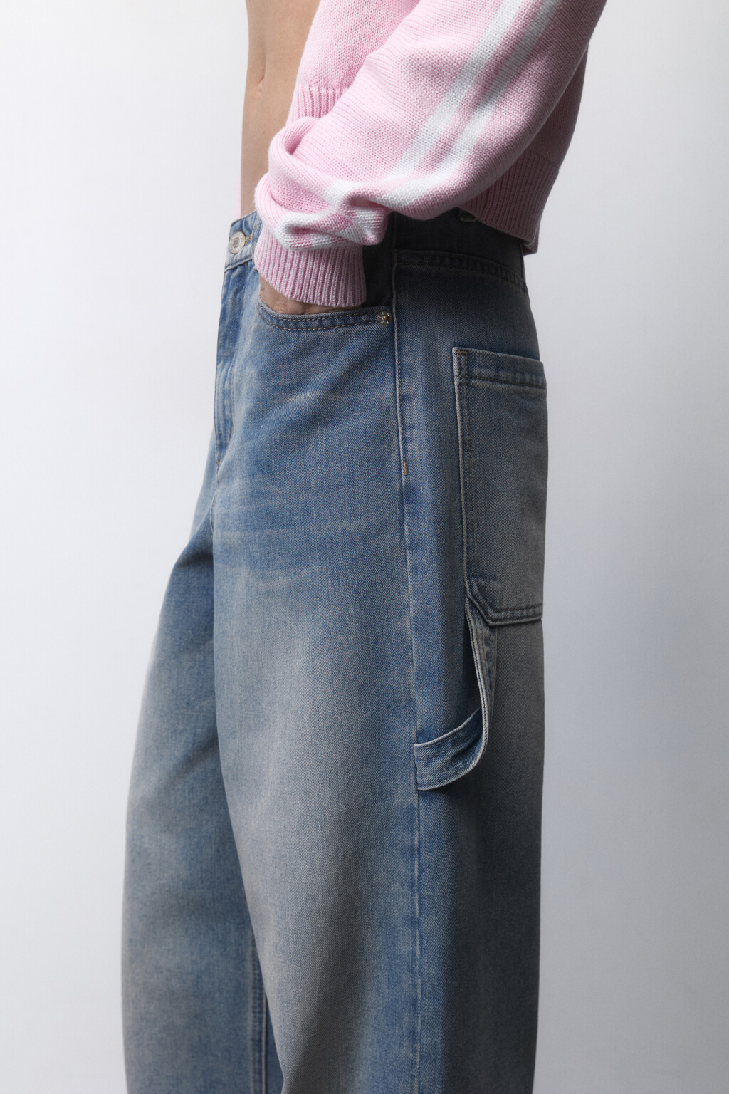 Джинсы carpenter fit со средней посадкой - цвет голубой - 5