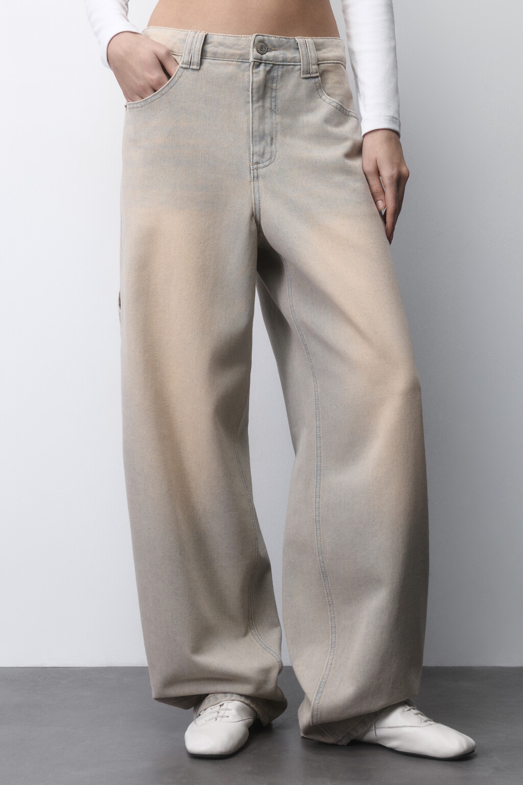 Джинсы carpenter fit со средней посадкой - цвет синий - 2